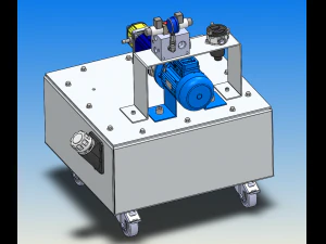 3kw hydraulic oil tank 3D Model