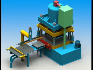 maquina de forjar Modelo 3D