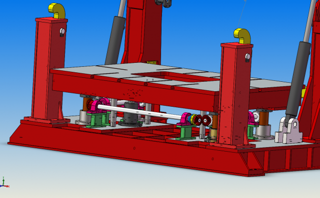 turnover hydraulic mold base Model 3D .c4d .max .obj .3ds .fbx .stl .blend 