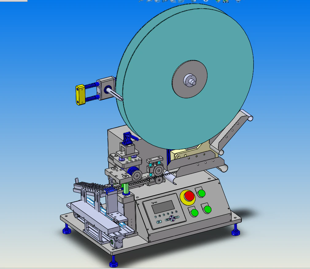 cam cutting machine 3D Model .c4d .max .obj .3ds .fbx .stl .blend