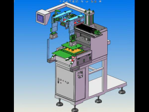 स्वचालित लोडिंग और अनलोडिंग पंच 3D मॉडल