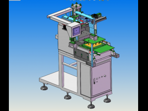 automatic loading and unloading punch Modello 3D