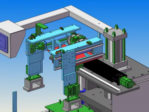 automatic loading and unloading punch 3D Model