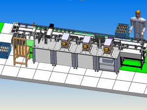 radio test line equipment Modelo 3D