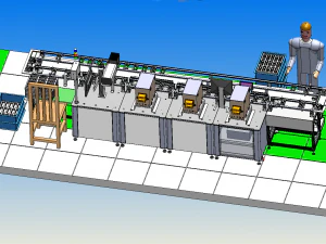 radio test line equipment 3D Model