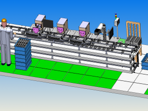 radio test line equipment Modelo 3D