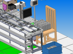 radio test line equipment Modelo 3D