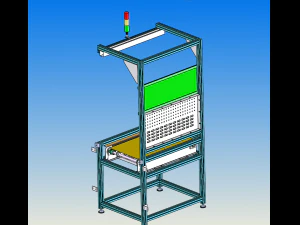 double speed chain assembly line 3D Model