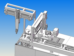 design model of double speed chain axonometric line 3D Model
