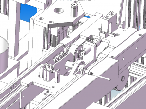 design model of double speed chain axonometric line 3D Model