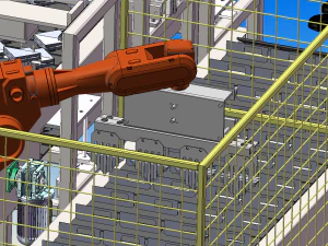sandwich hamburger production line 3D Model