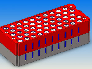 battery welding production line drawing 3D Modell