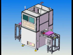 battery welding production line drawing 3D Model