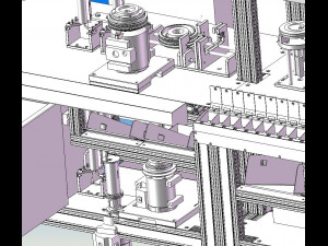 clutch assembly line 3D-Modell