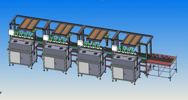 motor welding line 3D Модель .c4d .max .obj .3ds .fbx .stl .blend 