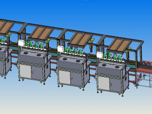 motor welding line 3D Model