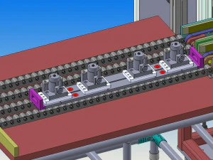 motor welding line 3D Model