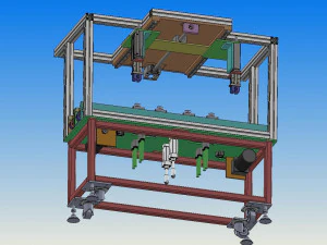 motor welding line 3D Model