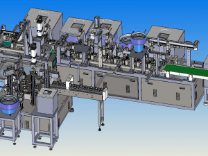 automatic assembly equipment for motor parts Modelo 3D