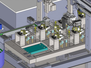 automatic assembly equipment for motor parts Modello 3D
