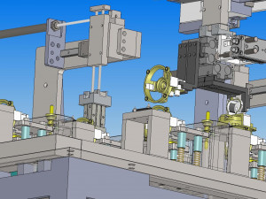 automatic assembly equipment for motor parts Modello 3D