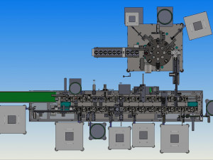 automatic assembly equipment for motor parts Modello 3D