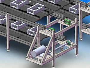 ceramic production line 3D Model