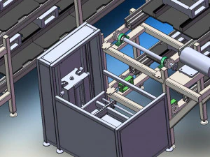 ceramic production line 3D Model