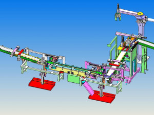 design model of automatic filling production line 3D 模型