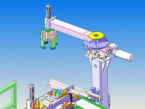 design model of automatic filling production line 3D-Modell