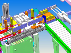design model of automatic filling production line 3D-Modell