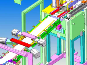 design model of automatic filling production line 3D Model
