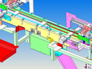 design model of automatic filling production line 3D-Modell