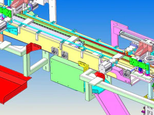 design model of automatic filling production line 3D Model