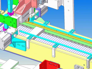design model of automatic filling production line 3D Model