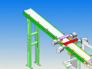 design model of automatic filling production line 3D Model