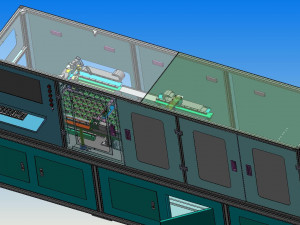 wifi automatic test production line equipment 3D Model