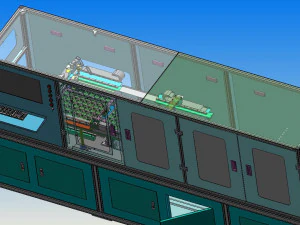 wifi automatic test production line equipment 3D Model