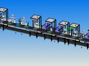 generator assembly line drawing file scheme 3D Model
