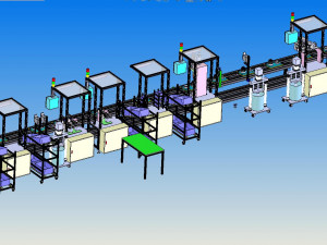 generator assembly line drawing file scheme 3D Model
