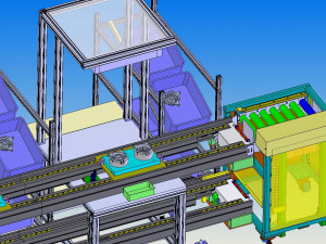 generator assembly line drawing file scheme 3D Model
