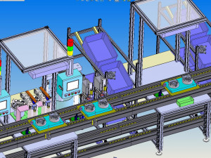 generator assembly line drawing file scheme 3D Model
