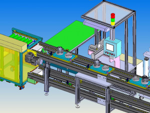 generator assembly line drawing file scheme 3D Model