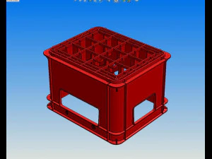 industrial box washing equipment 3D Model
