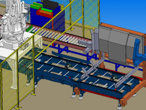 packaging production line 3D Model