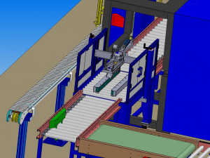 packaging production line 3D Model