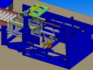 packaging production line 3D Model