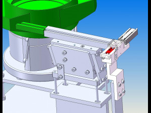 automobile door lock production line 3D 模型