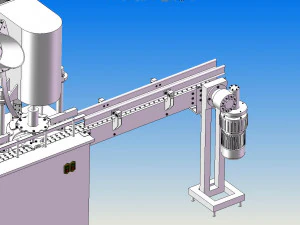 automatic bottled beverage production line 3D Model