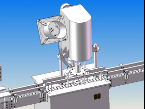 automatic bottled beverage production line Modello 3D